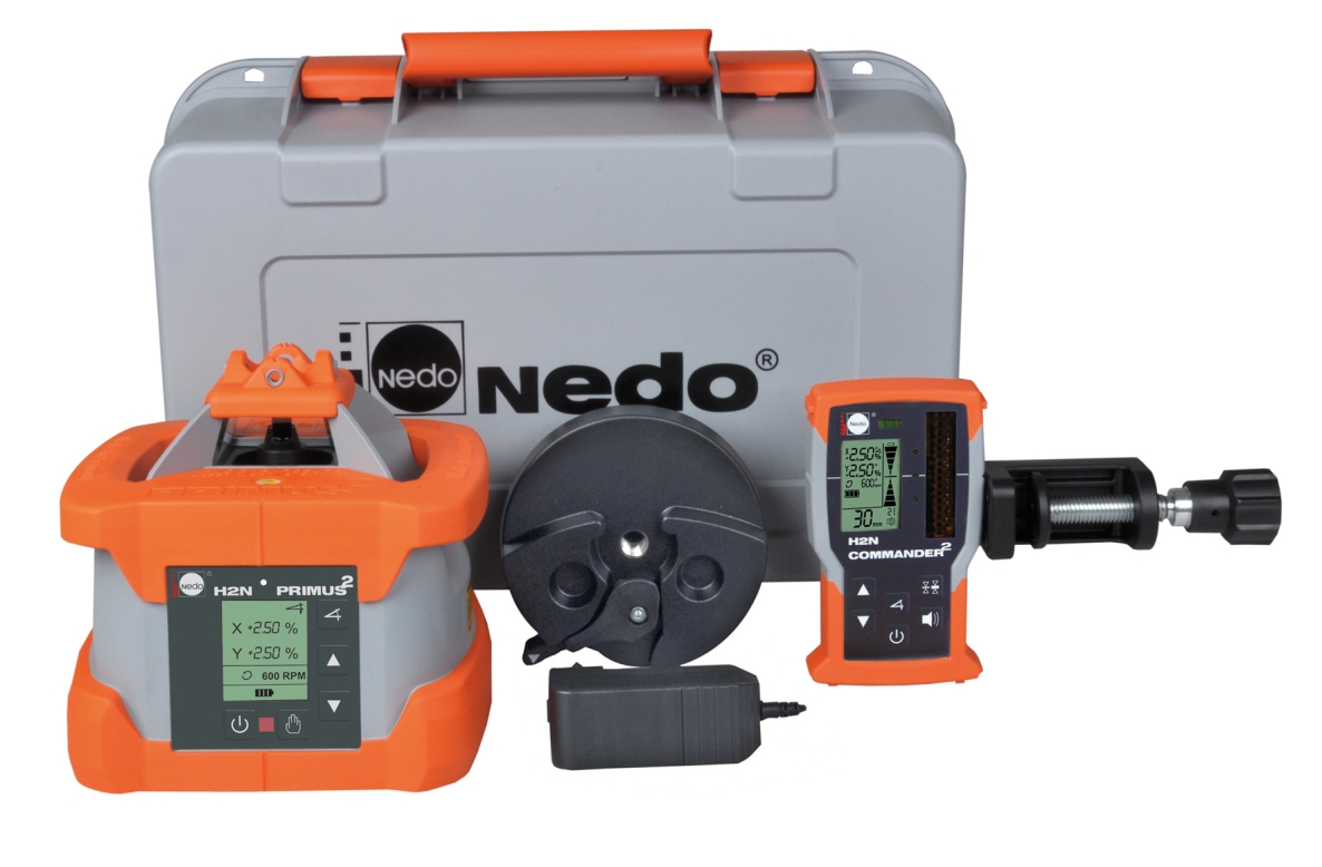 Nedo NV472031 PRIMUS² H2N Slope Laser + odbiornik laserowy COMMANDER² H2N