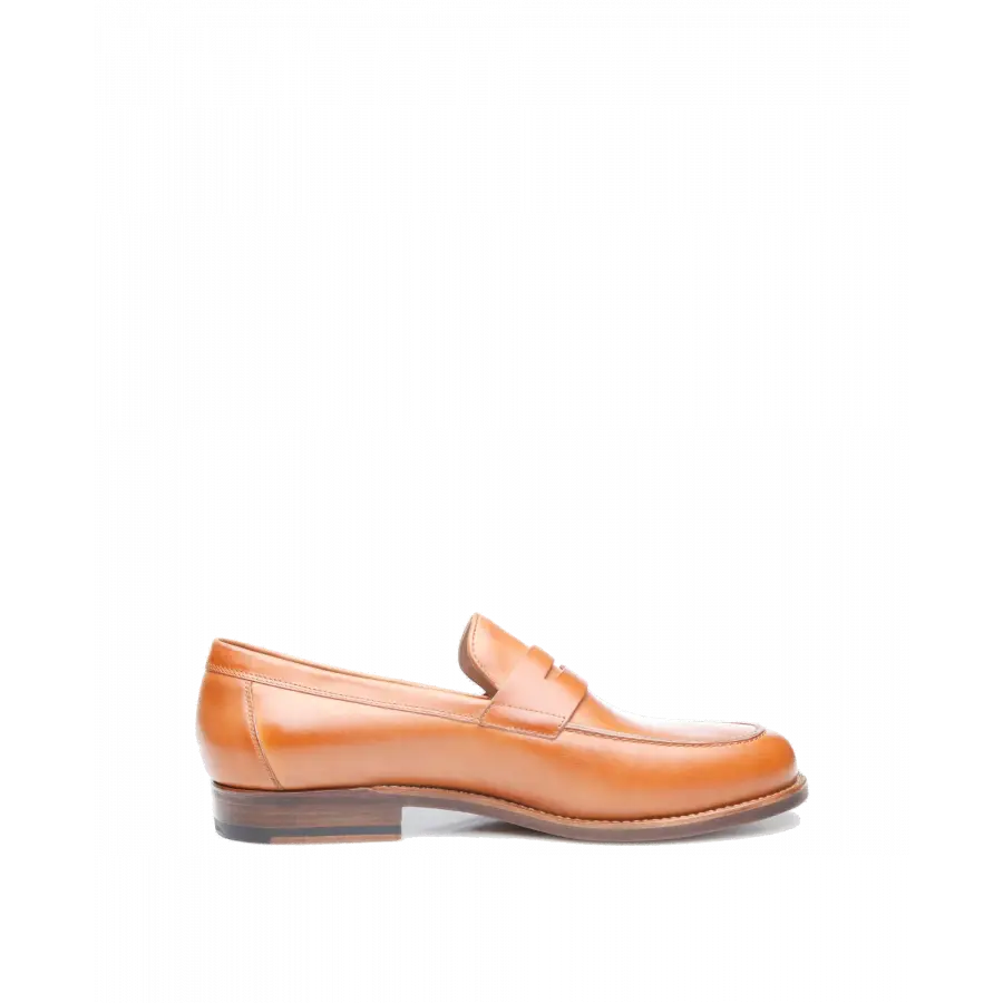 Heinrich Dinkelacker - Loafer WIEN PLAIN AC Kalbsleder - beige