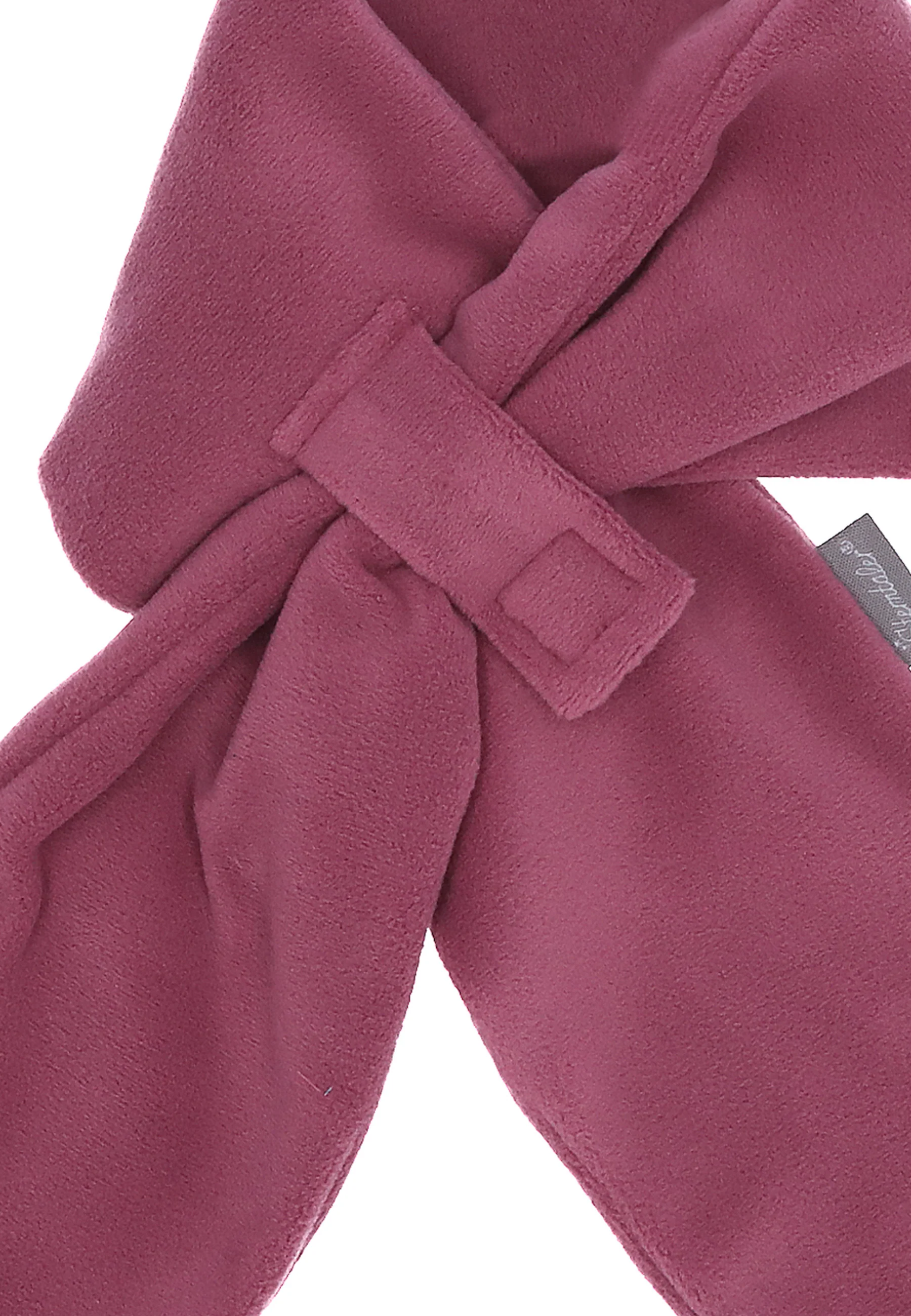 Schal aus Microfleece mit Riegel (Klettverschluss)