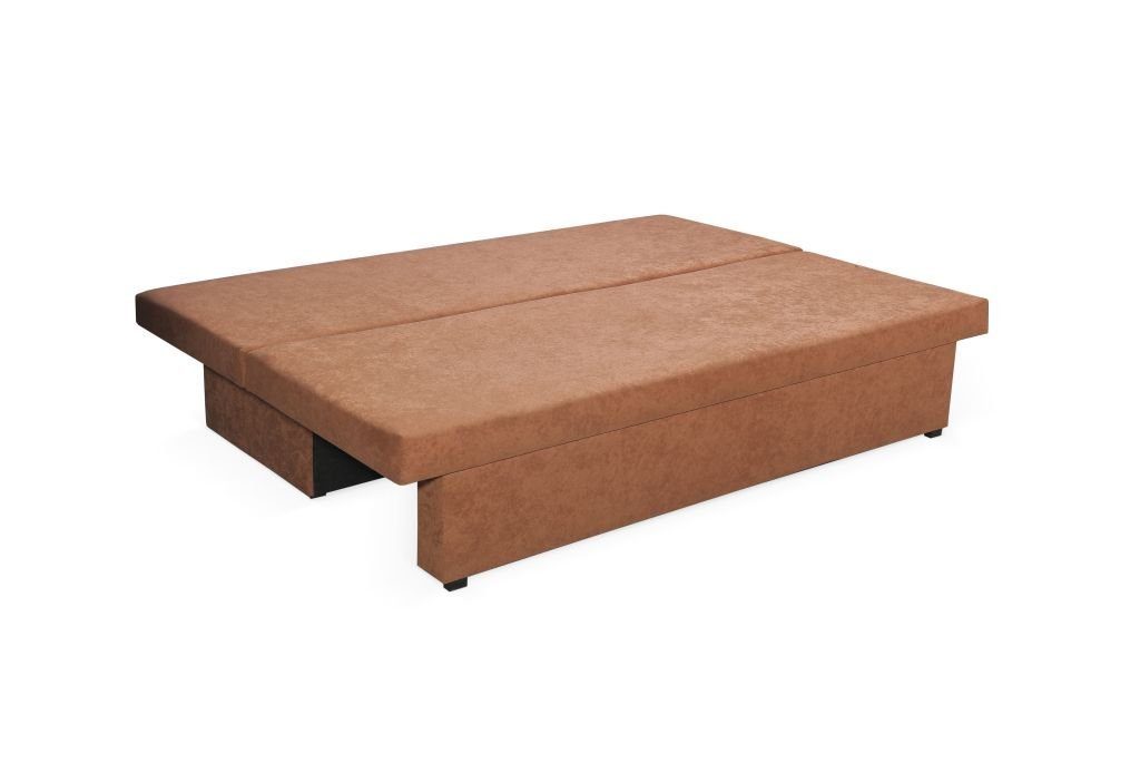 Fun Möbel Schlafsofa Sofa DANNY inkl. Bettkasten, inkl. 2 Rückenkissen und 2 Kissenrollen, inkl. Bettkasten