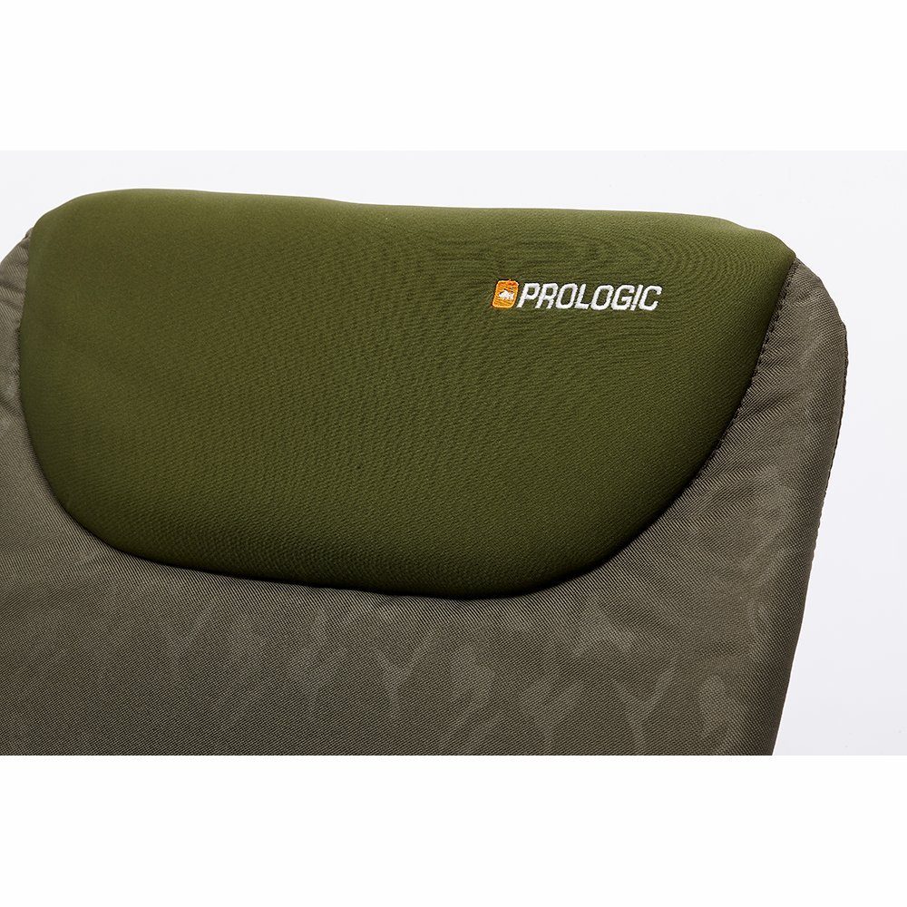 Prologic Angelstuhl Inspire Lite-Pro Chair With Pocket Anglerstuhl Camping Stuhl Outdoor, Aufbewahrungstasche mit Reißverschluss unter dem Sitz