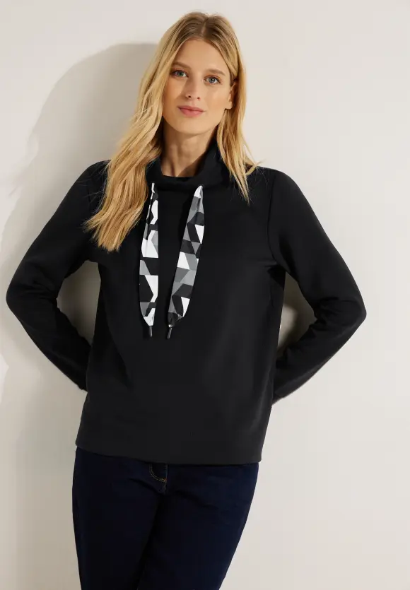CECIL Sweatshirt mit Tunnelzug