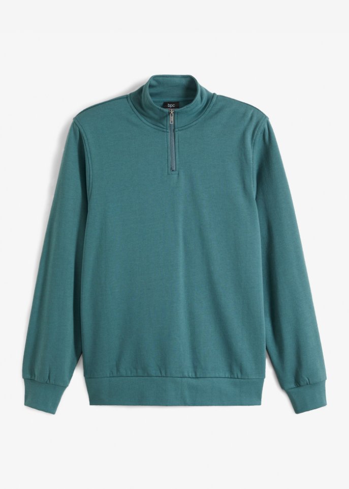 Sweatshirt mit Troyerkragen