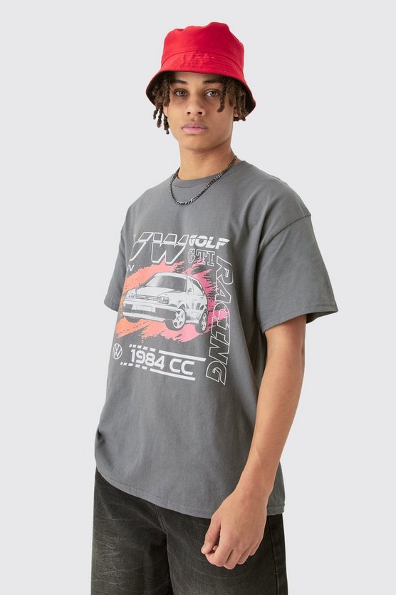 Oversize T-Shirt mit lizenziertem Volkswagen-Print