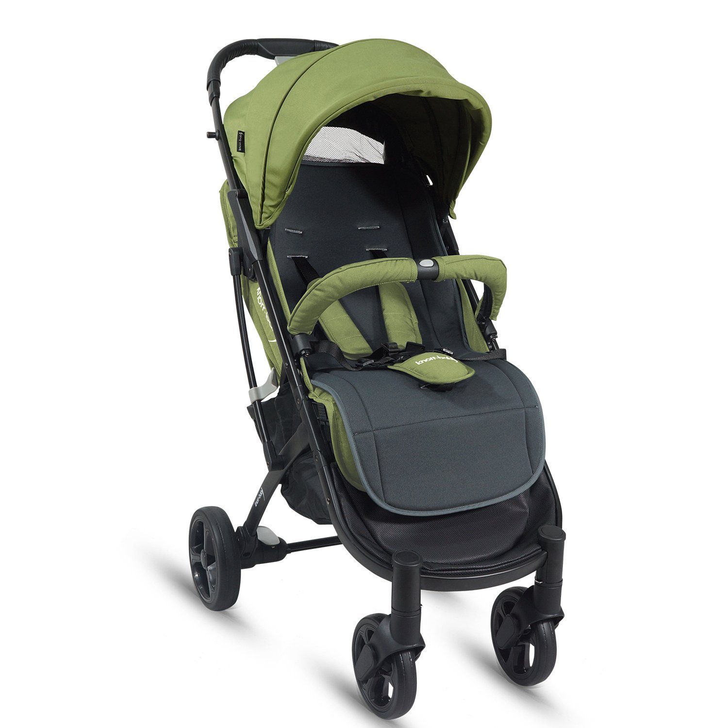 Knorrbaby Kinder-Buggy KnorrBaby Buggy X Easy - leichter, einfach klappbarer Sportwagen Grün