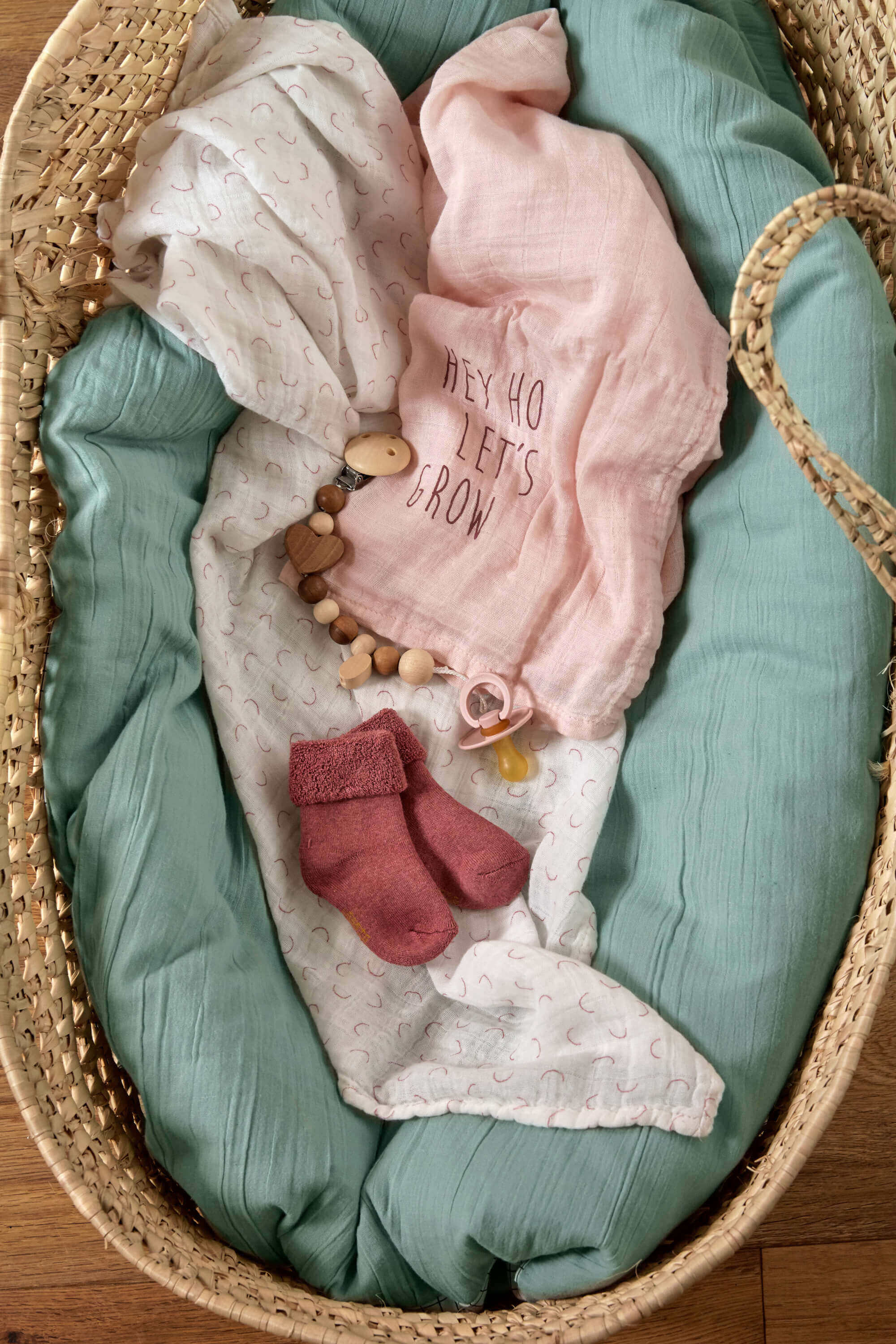 Babysocken (3er-Set), Rosewood