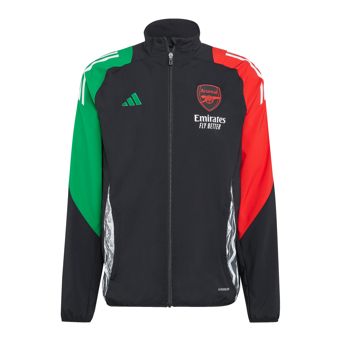 adidas FC Arsenal London Prematch Jacke 2024/2025 Schwarz