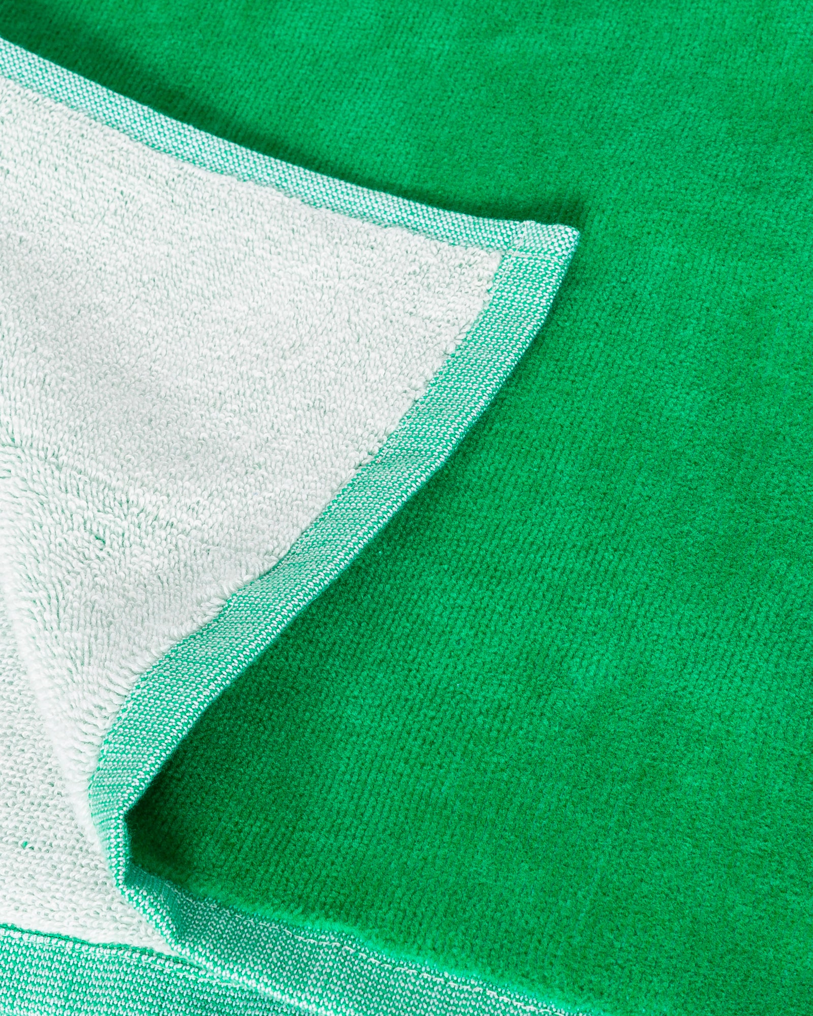 Serviette de plage en éponge Vert Beach