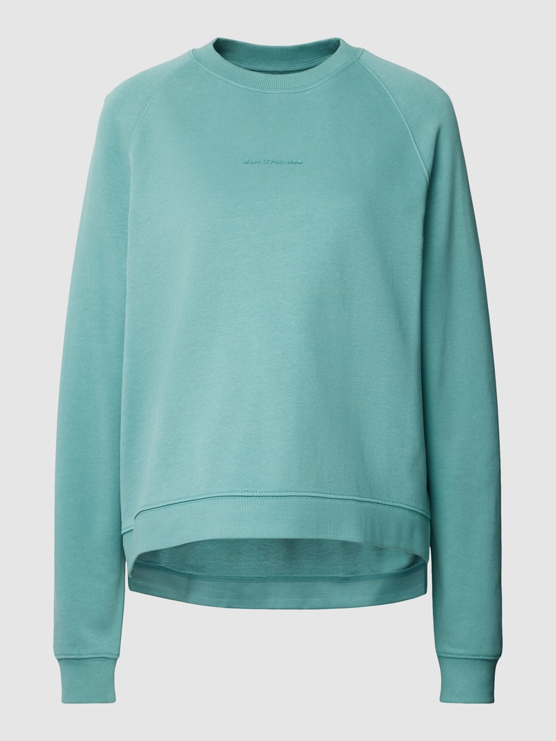 Sweatshirt mit Label-Print in mint