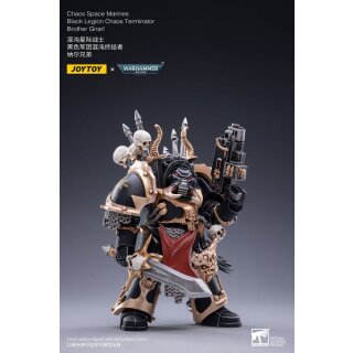 Warhammer 40k Actionfigur 1/18 Black Legion Brother Gnarl 17 cm