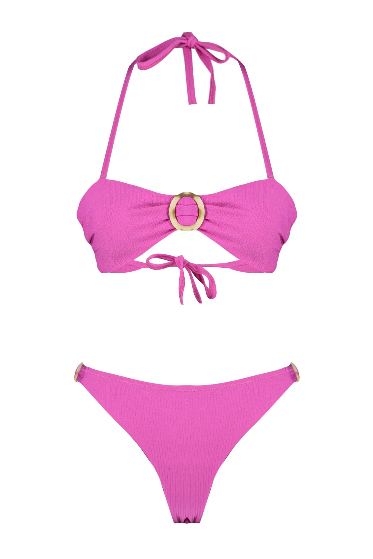 Trendyol Collection  Bikini-Set - Rosa - Unifarben