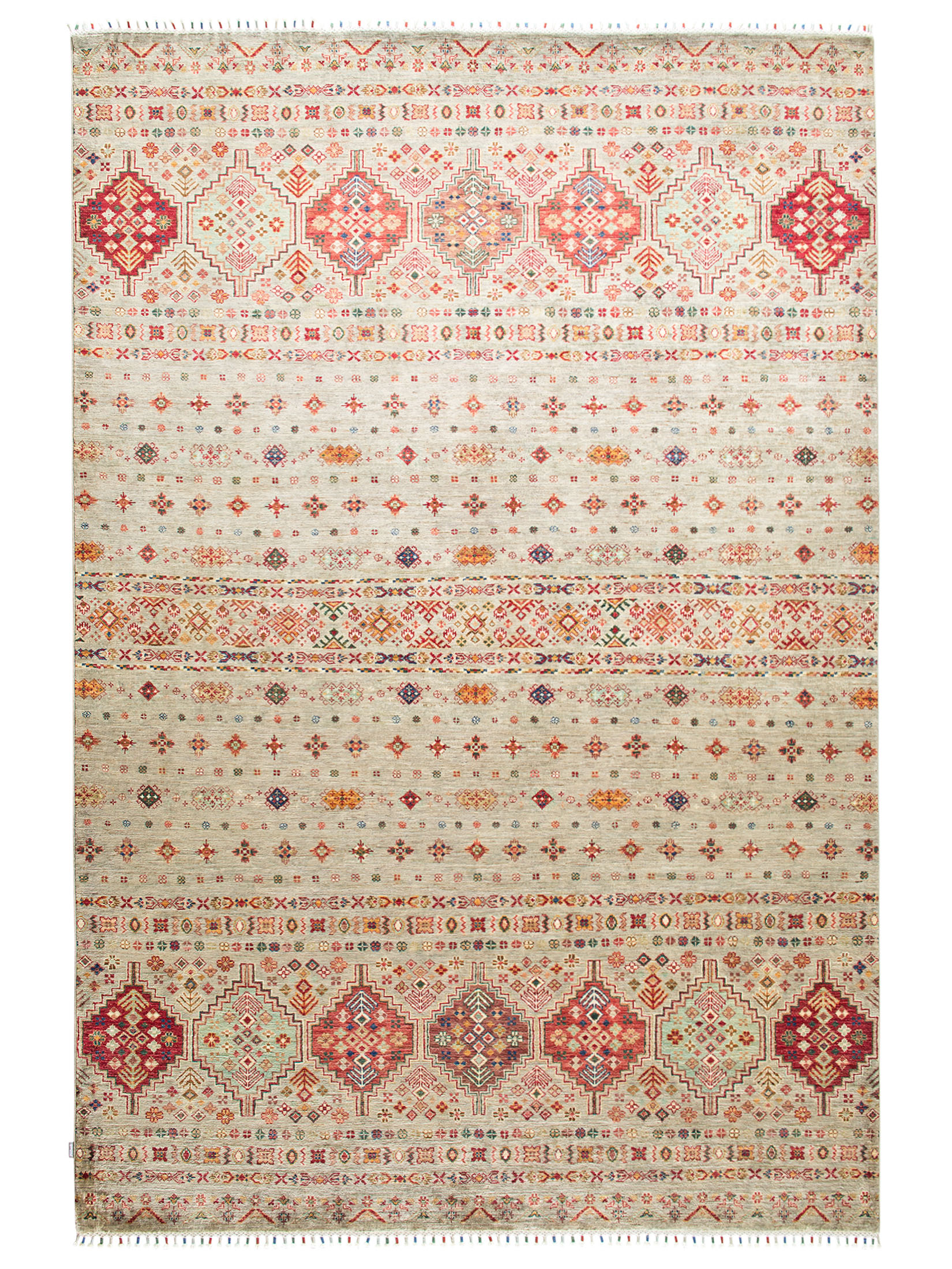 Chobi Schal ca. 207 x 303 cm, Unikat / Einzelstück