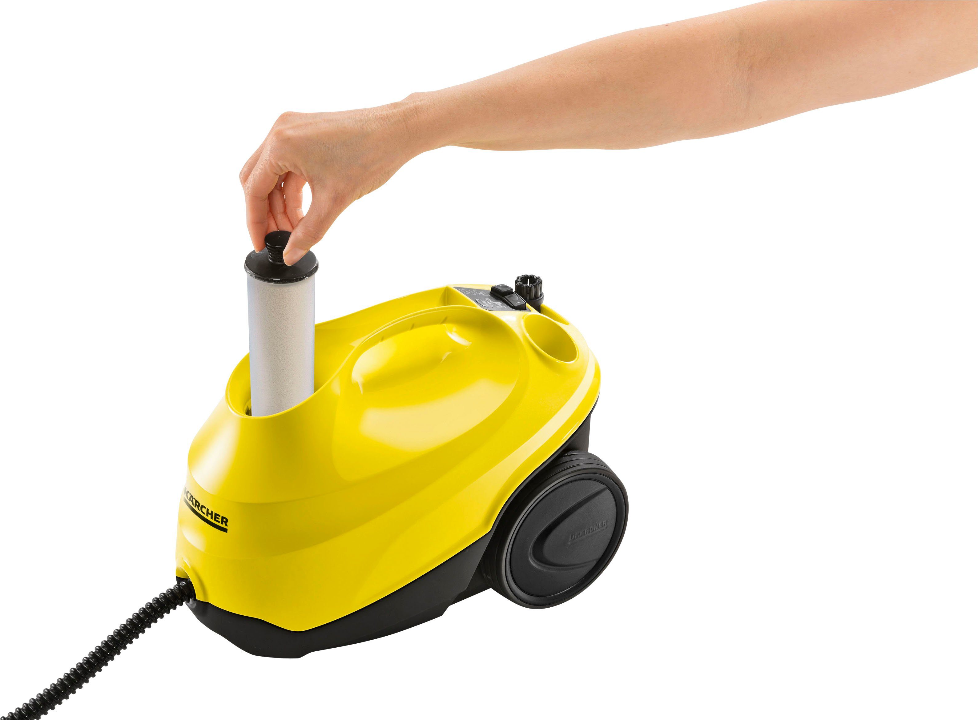 KÄRCHER Dampfreiniger SC 3 EasyFix, 1900 W, mit Bodendüse EasyFix und Entkalkungskartusche