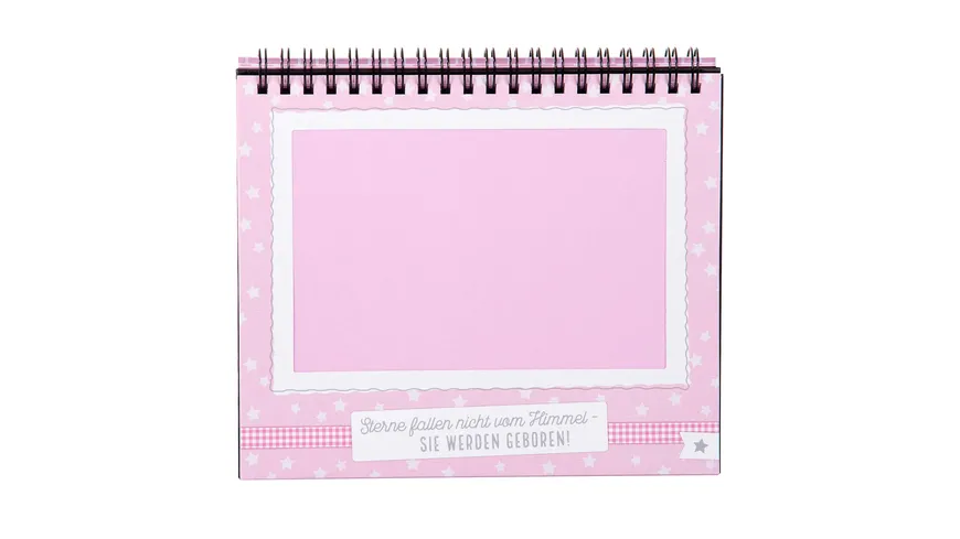 goldbuch Tischaufsteller Sweetheart rosa für 12 Fotos 10x15 cm rosa