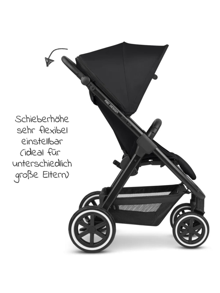 ABC-Design Buggy & Sportwagen Avus Air mit Lufträder - in schwarz günstig kaufen onesize