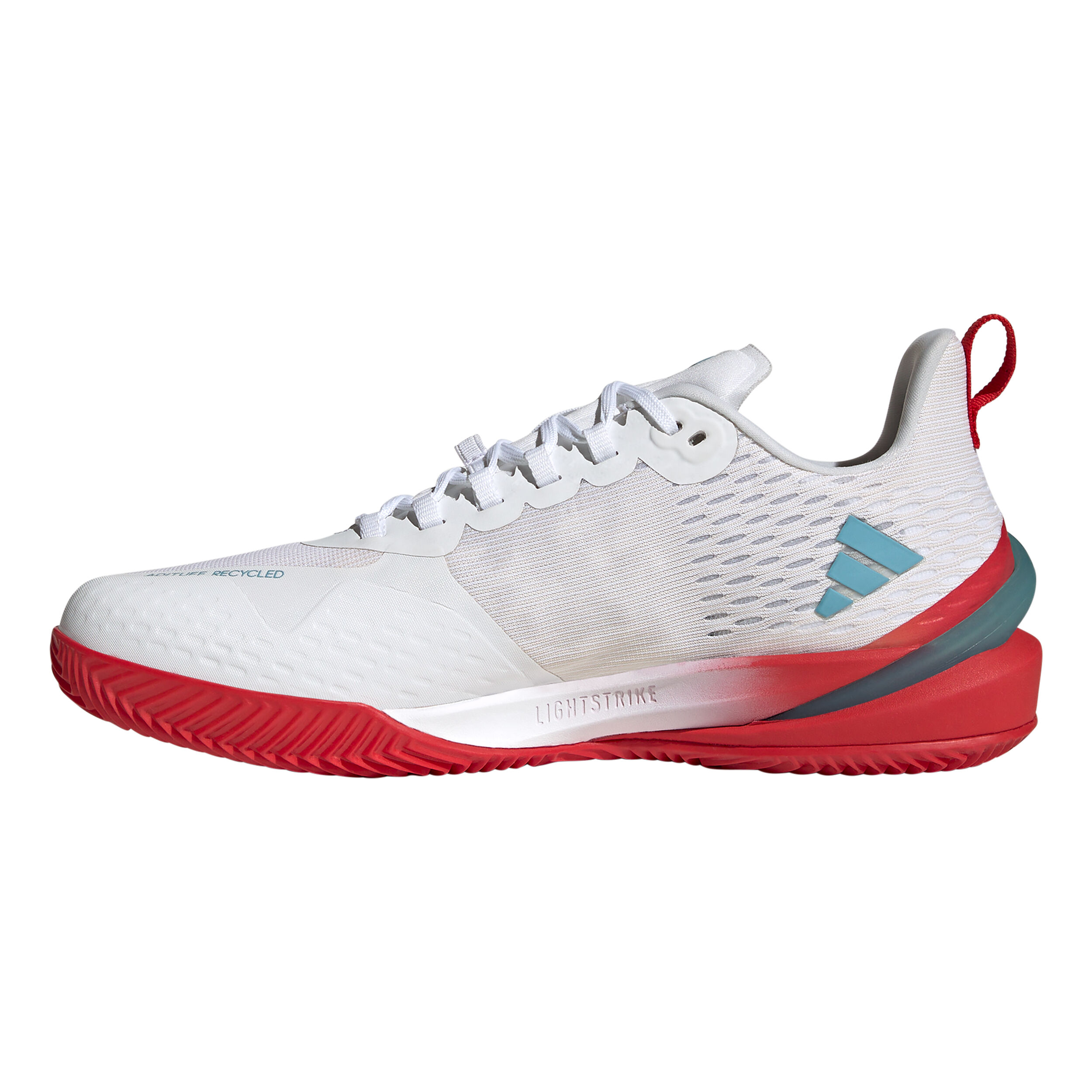 Adizero Cybersonic Sandplatzschuh Herren - Weiß, Orange