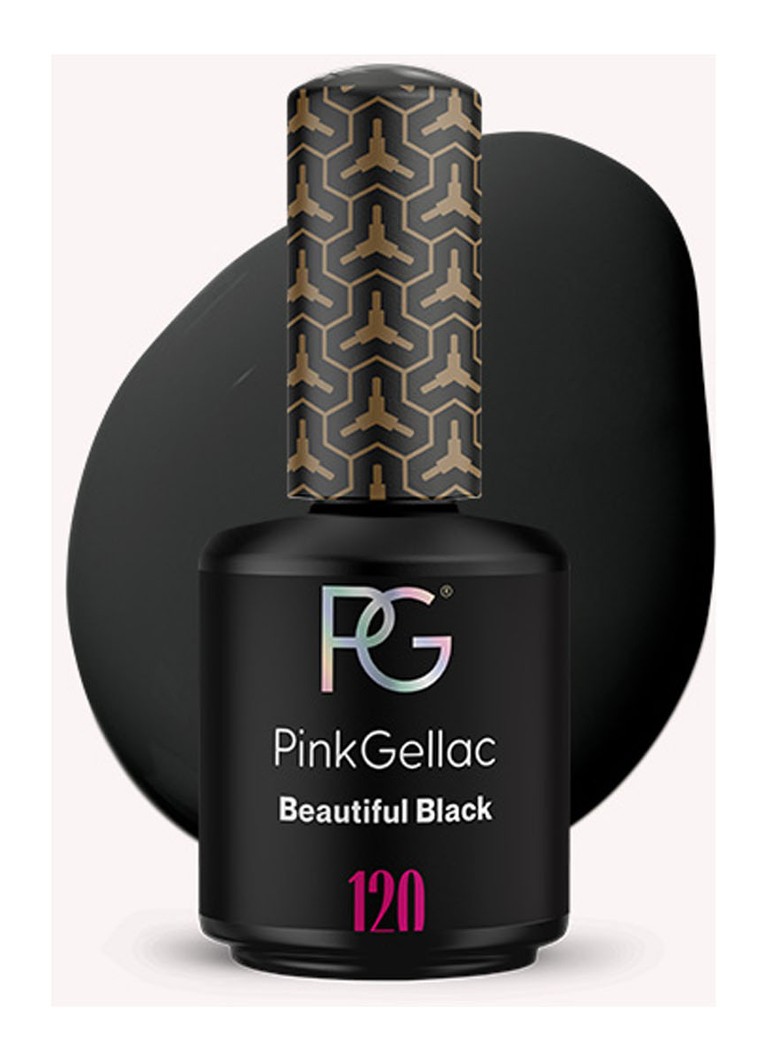 Pink Gellac 120 Beautiful Black - gēla nagu laka