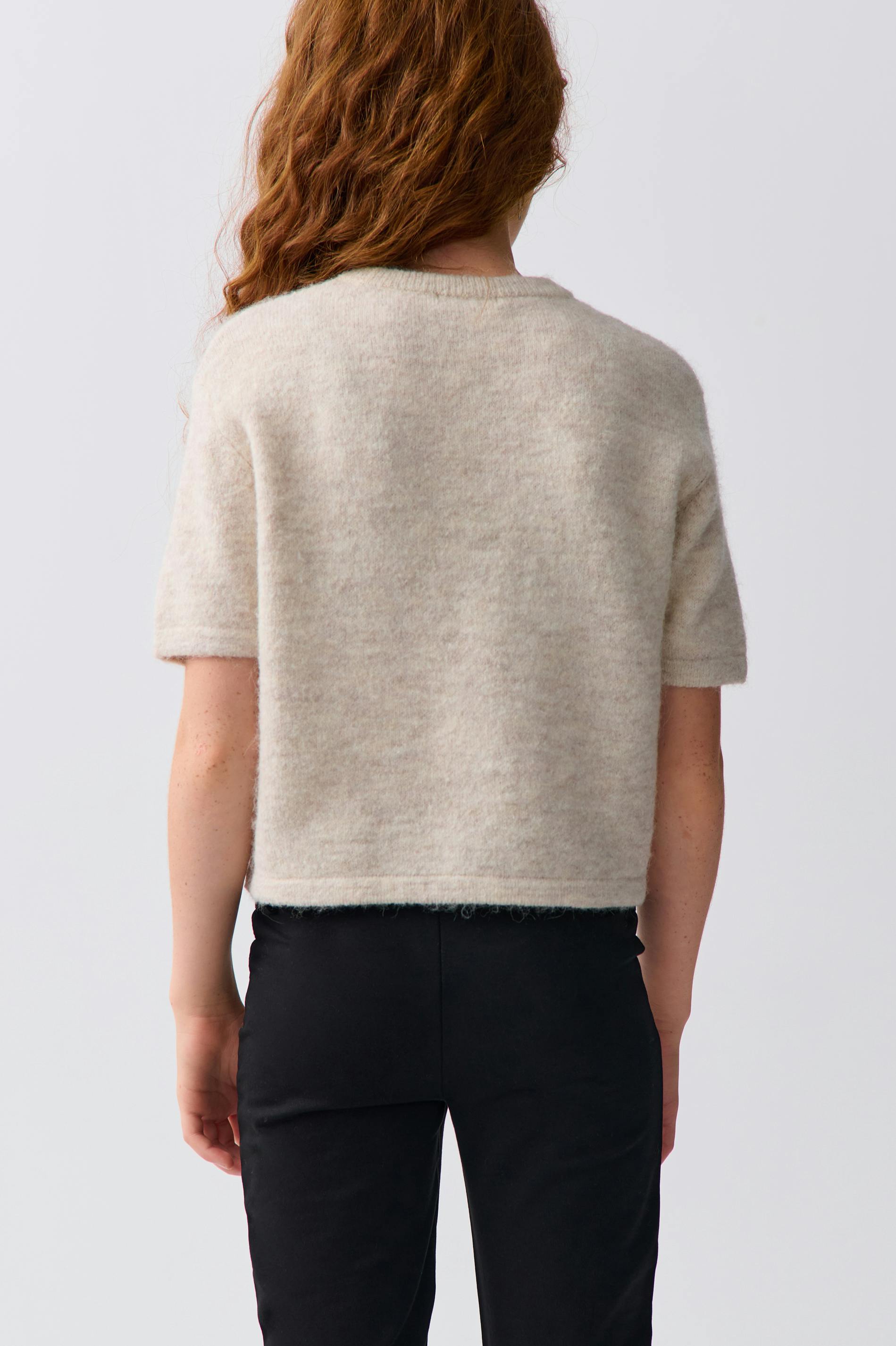 Y kn short sleeve top