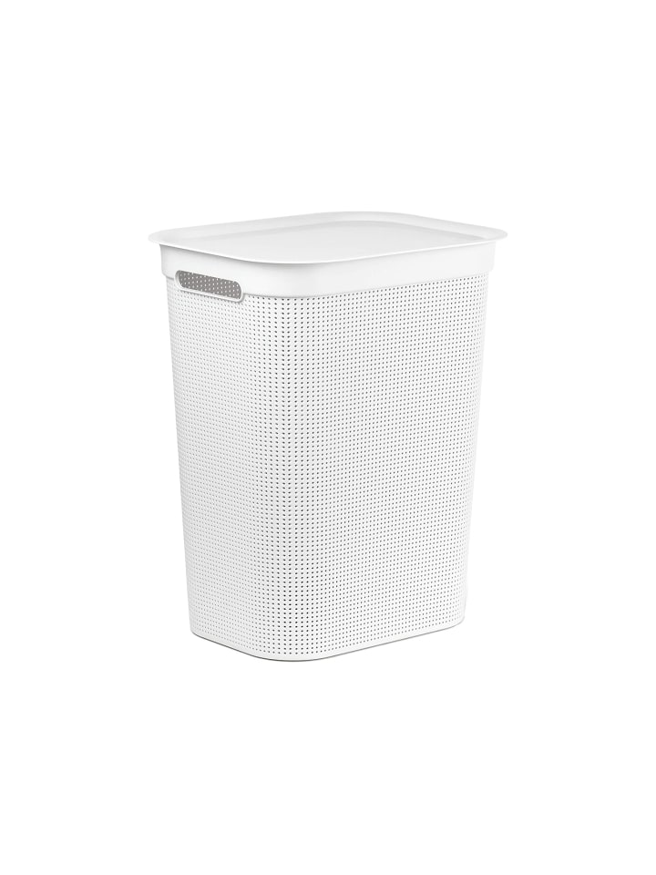Rotho Brisen Wäschebox 50l mit Deckel und Griffe in Weiß günstig kaufen onesize