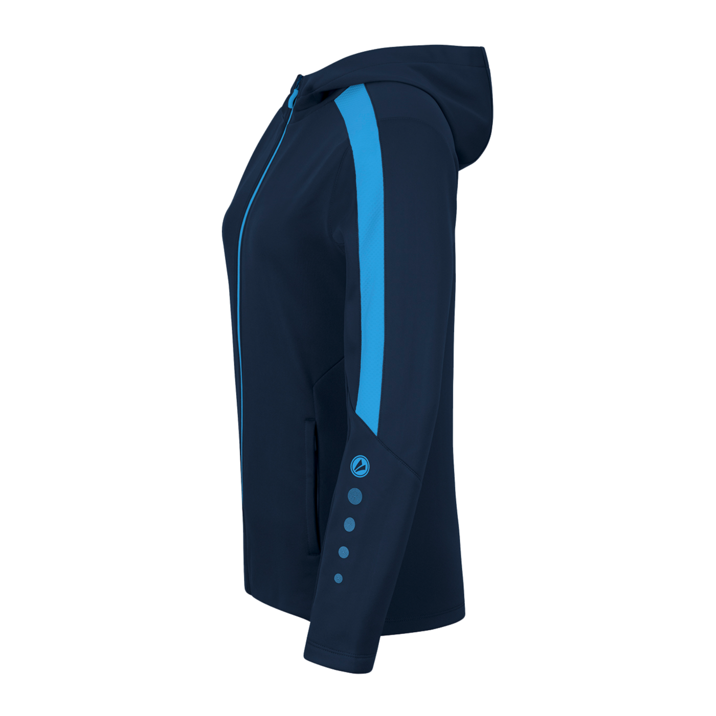 JAKO Power Kapuzenjacke Damen Blau F910