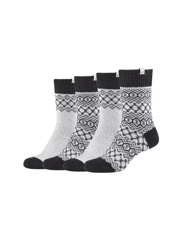 Skechers Socken 4er Pack warm & cozy in fog mouline günstig kaufen