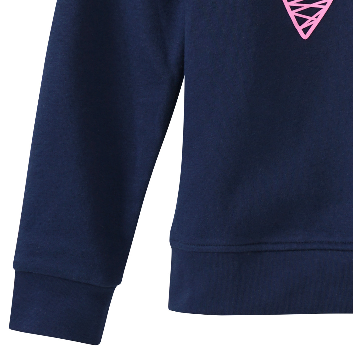 Mädchen Sweatshirt mit Schalkragen