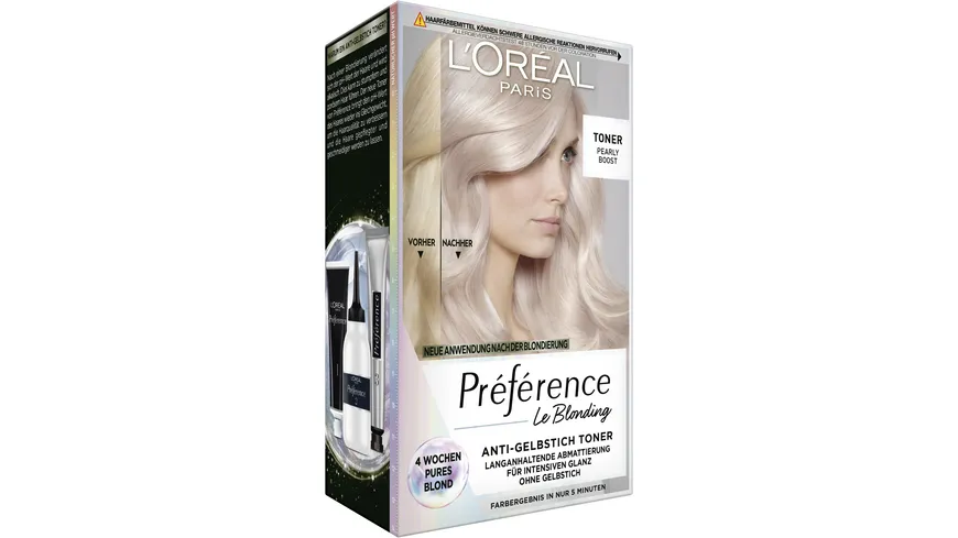 L'Oréal Paris Préférence Le Blonding Toner pearl boost - pearl boost