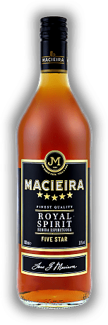 Macieira Royal Spirit Five Star 1,0 Liter Macieira Royal Spirit Five Star 1,0 Liter Unverwechselbarer Geschmack, der weit über die Grenzen Portugals hinaus geschätzt wird. 1	 Liter - Vol 36%