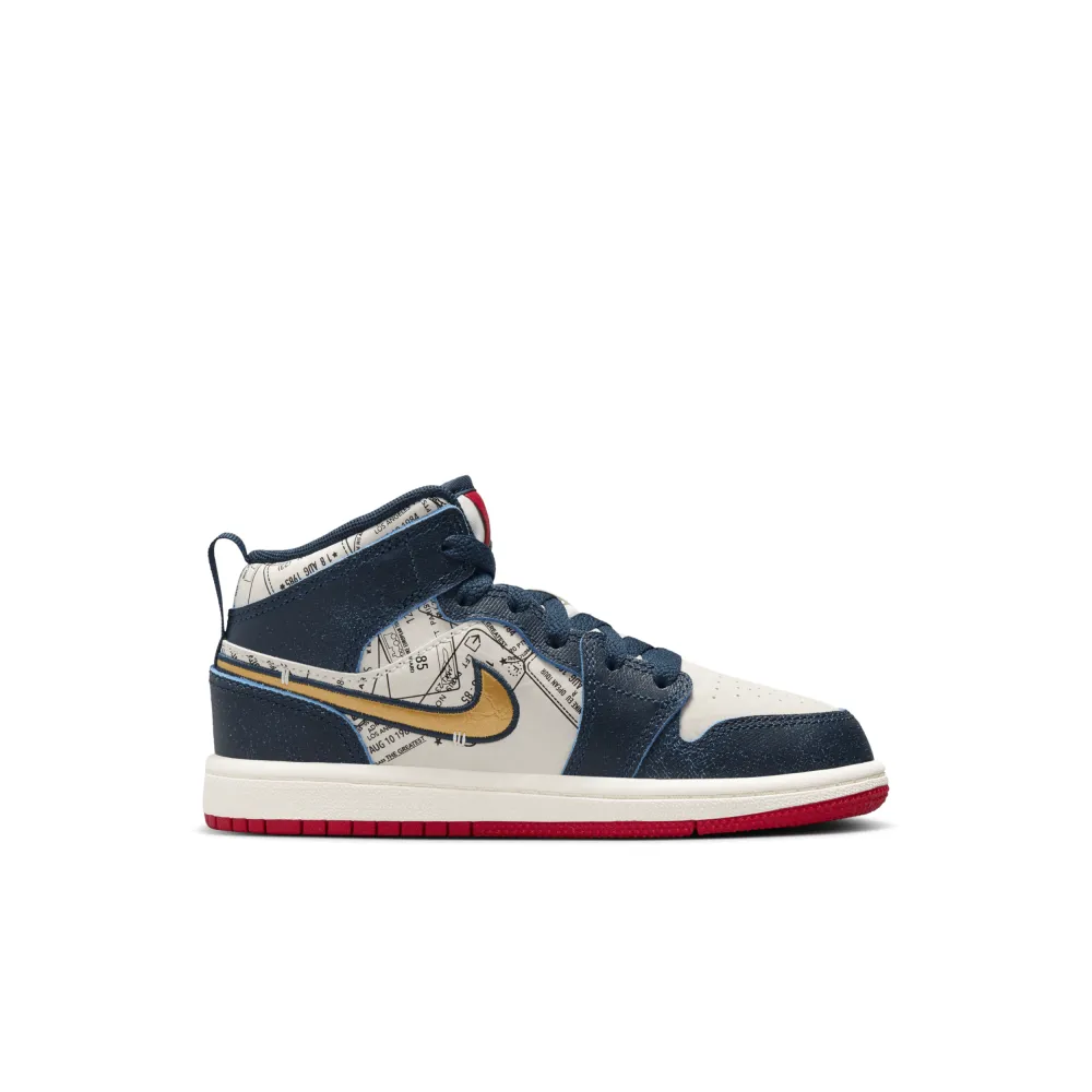 NIKE JORDAN 1 Mid SE PS FN1352-400 / blau