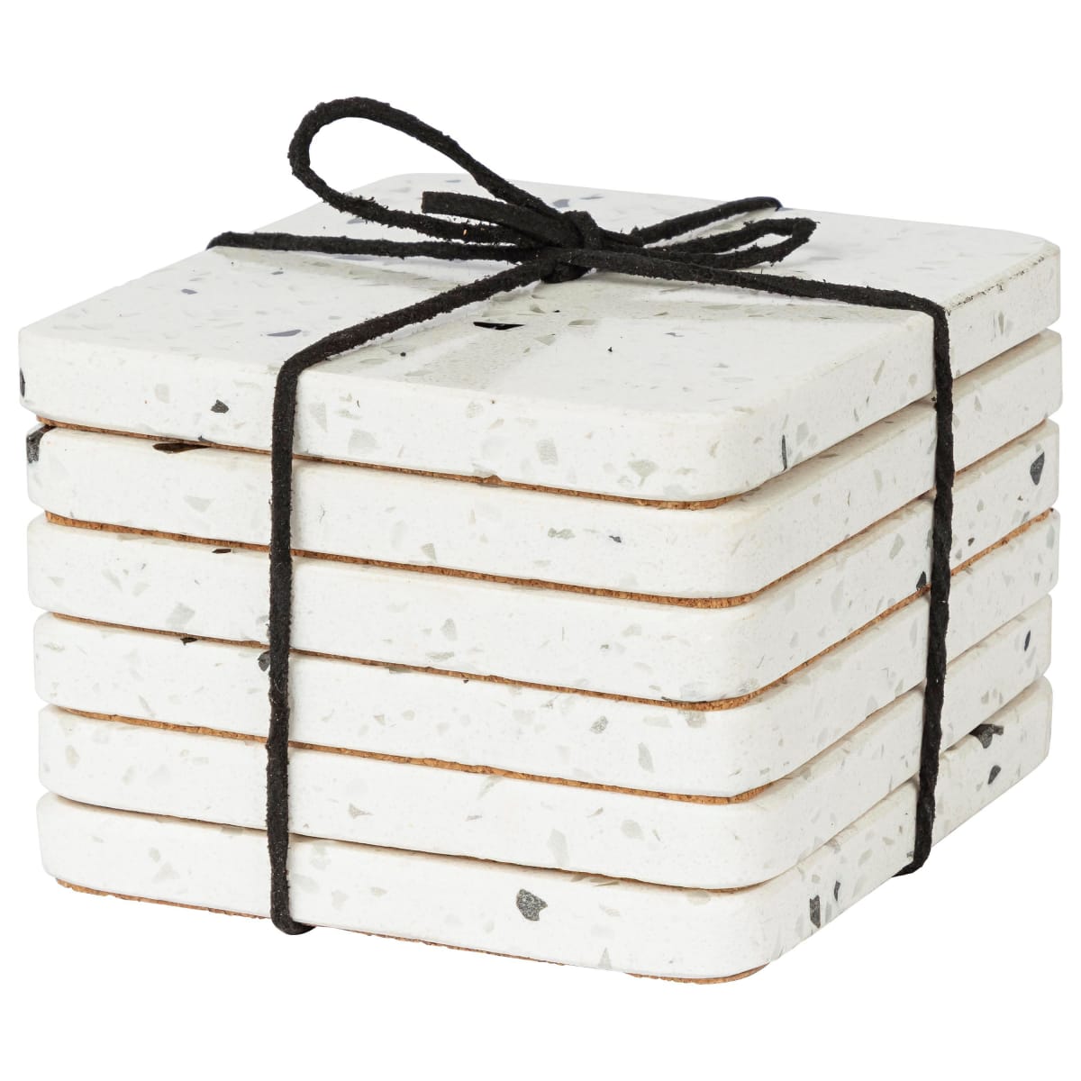 Untersetzer-Set. 6-tlg.. Terrazzo