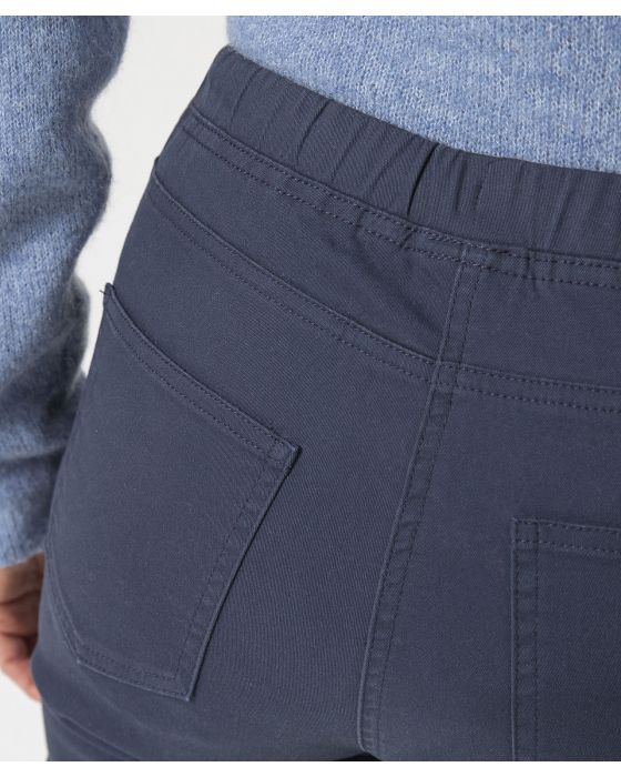 Pantacourt gabardine extensible