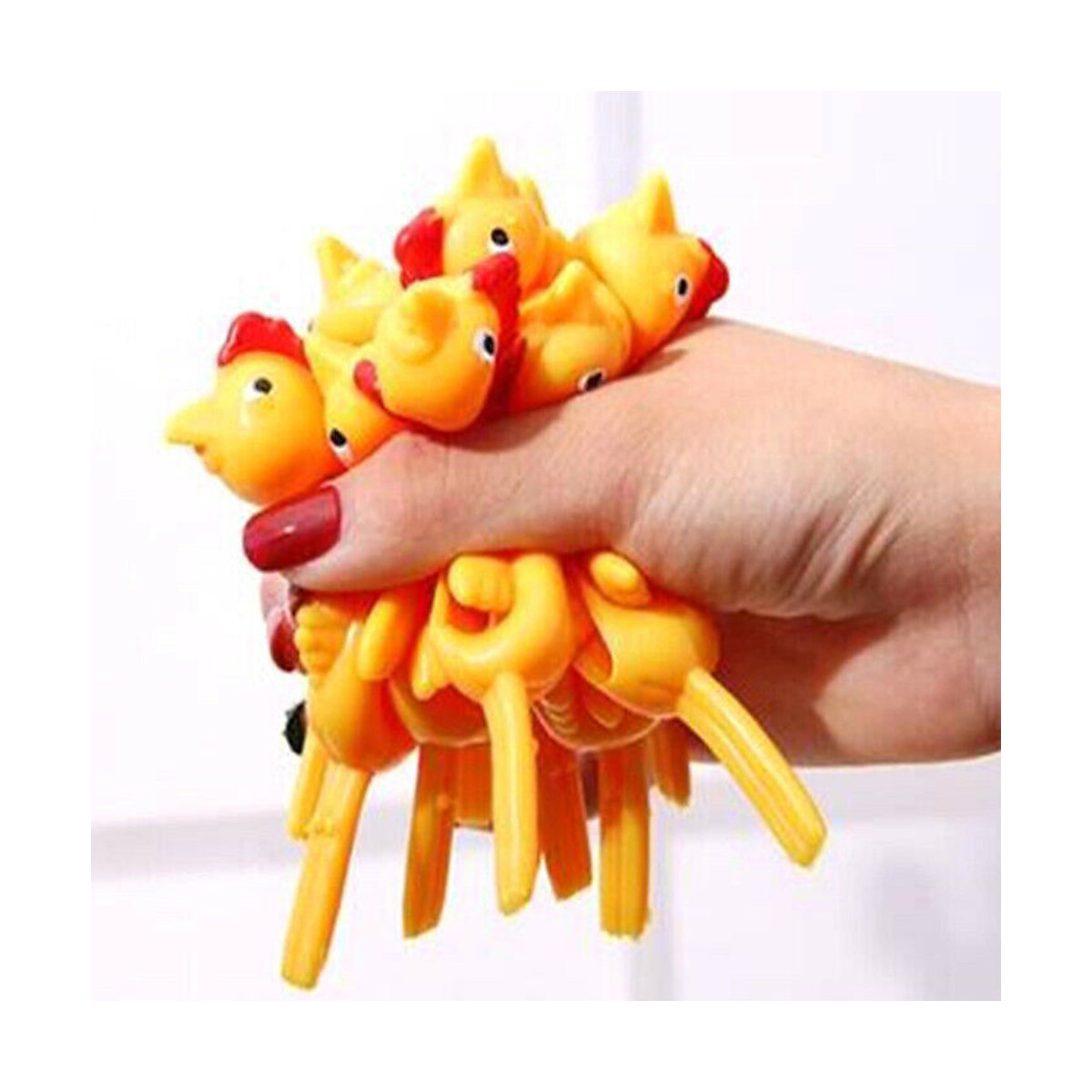 Fingerspielzeug Schleuder Fliegen Hühner - 10 Stück Mitgebsel