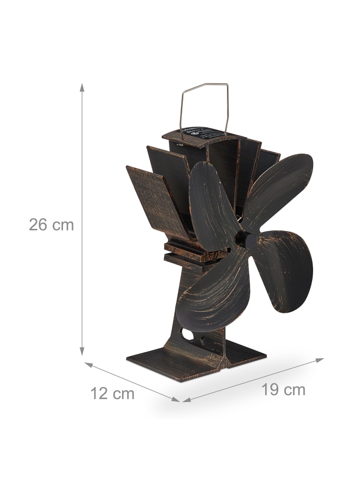 relaxdays Ofenventilator in Bronze günstig kaufen onesize