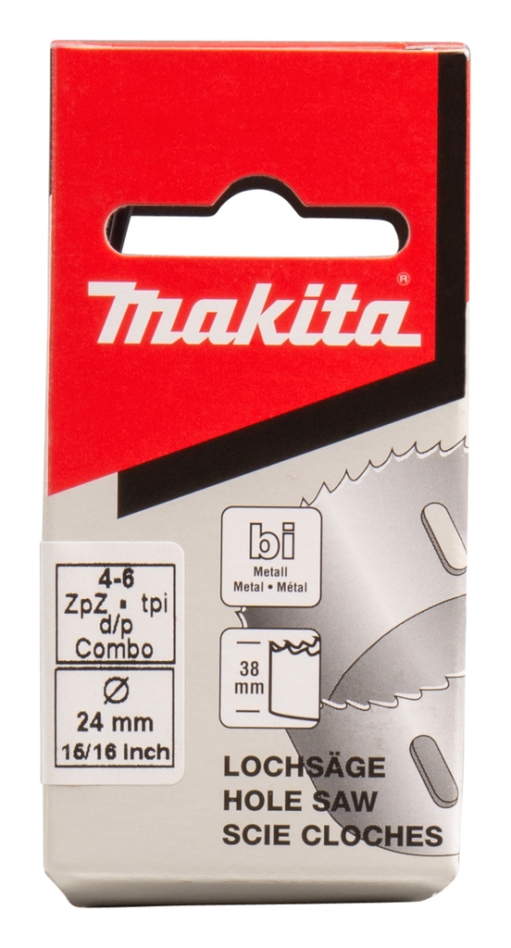 Makita Accessories P-34964 Otwornica 24 mm HSS Bimetaliczna Biała