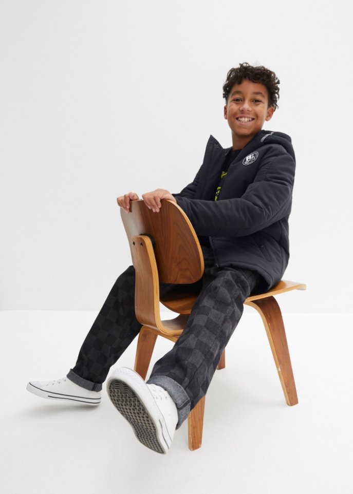 Jungen Übergangsjacke mit Kapuze