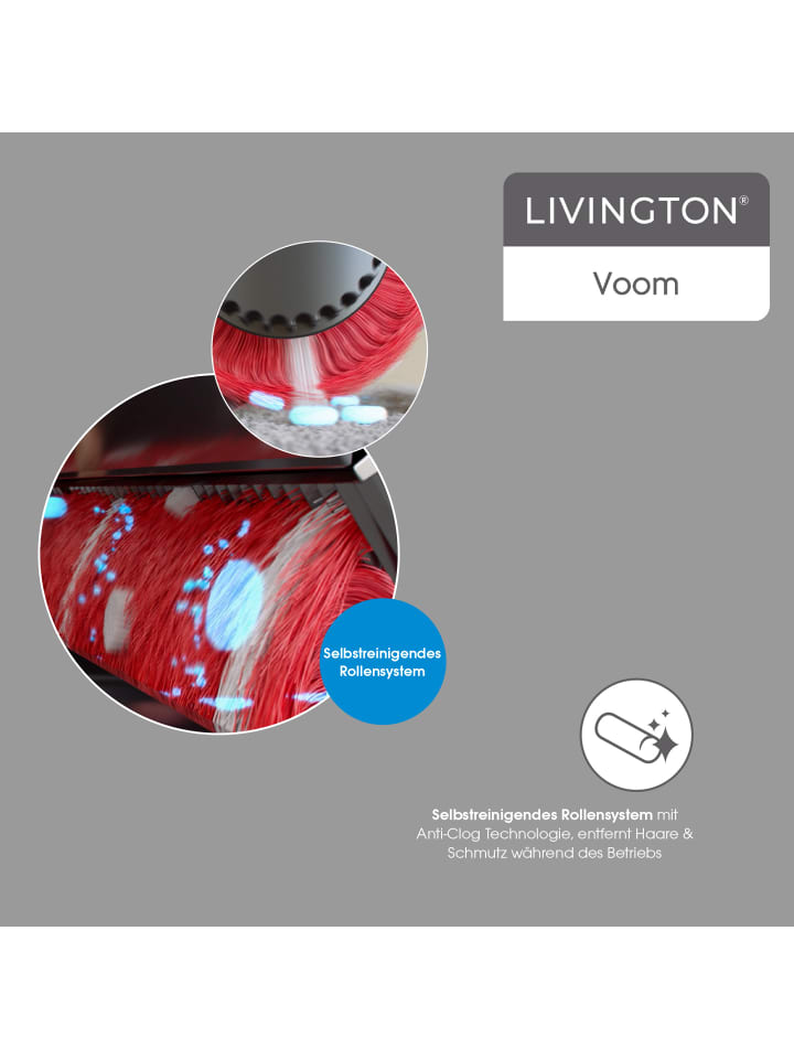 Livington Akku Besen Voom in Grau günstig kaufen onesize