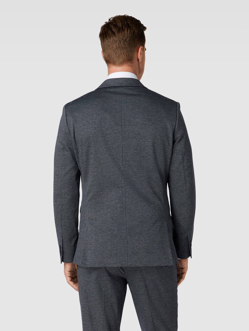 Slim Fit Sakko mit Brusttasche Modell 'AITOR' in dunkelblau