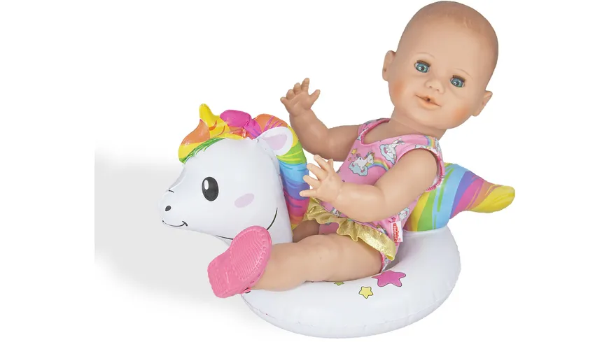Heless - Schwimmset Einhorn Henri, Gr. 35-45 cm