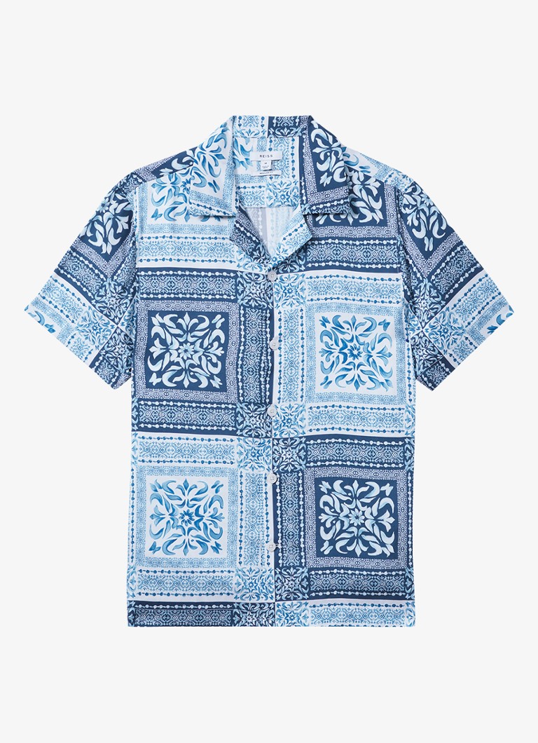 Cămașă Reiss Nico Classic Fit cu imprimeu grafic