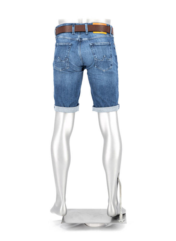 Alberto, Jeansshorts Slipe-K, Tapered Fit, Bio Baumwoll-Stretch, blau