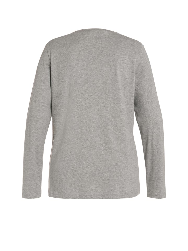 Ulla Popken Shirt in hellgrau mélange günstig kaufen