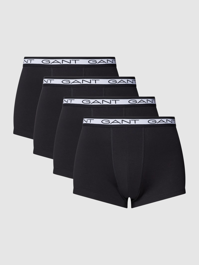 Trunk mit elastischem Logo-Bund im 5er-Pack Modell 'Basic Trunk' in schwarz