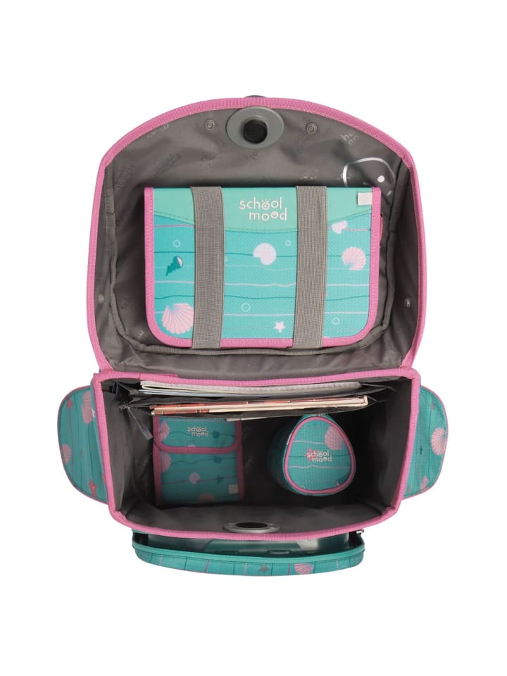 SCHOOL-MOOD Timeless Air  Schulranzen-Set 7tlg. in mila günstig kaufen onesize