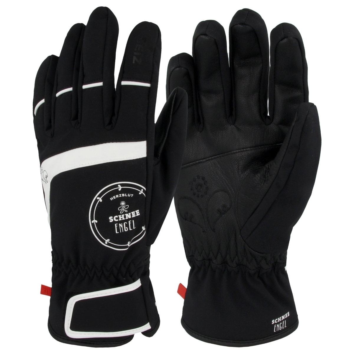 SEIZ Schneeengel Handschuhe blau