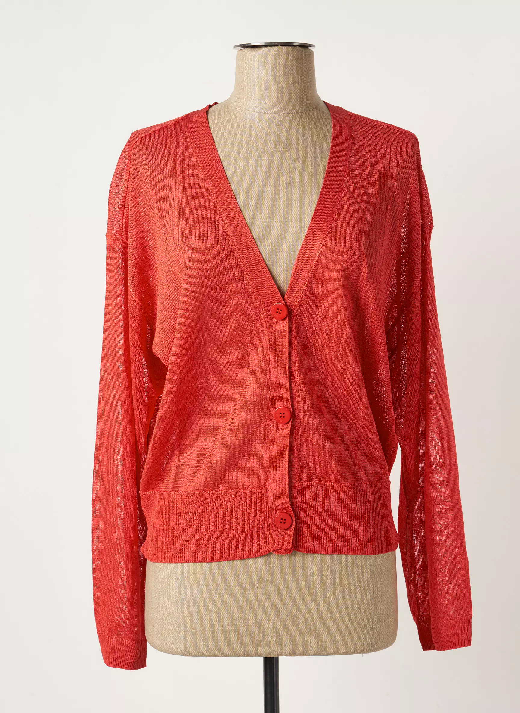 Lola Casademunt Cardigans Femme couleur rouge