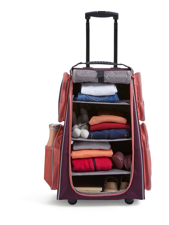 Haba Kinderkoffer Schranktrolley in aubergine günstig kaufen onesize