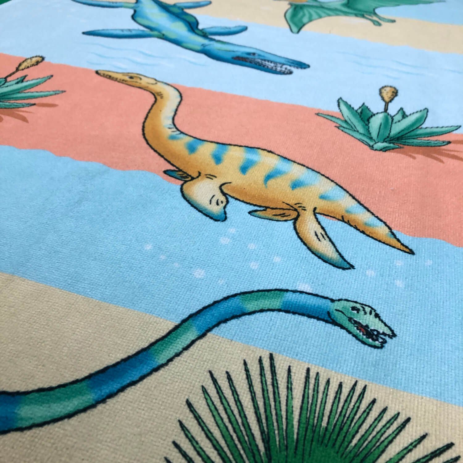 ESPiCO Strandtuch Dino Urzeit, Frottee-Velour (1-St), Dinosaurier, Flugsaurier, Fischsaurier