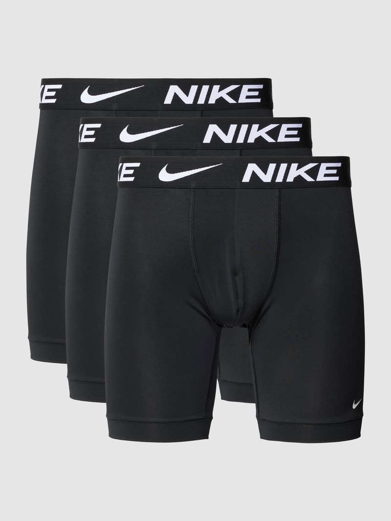 Boxershorts mit elastischem Logo-Bund in schwarz