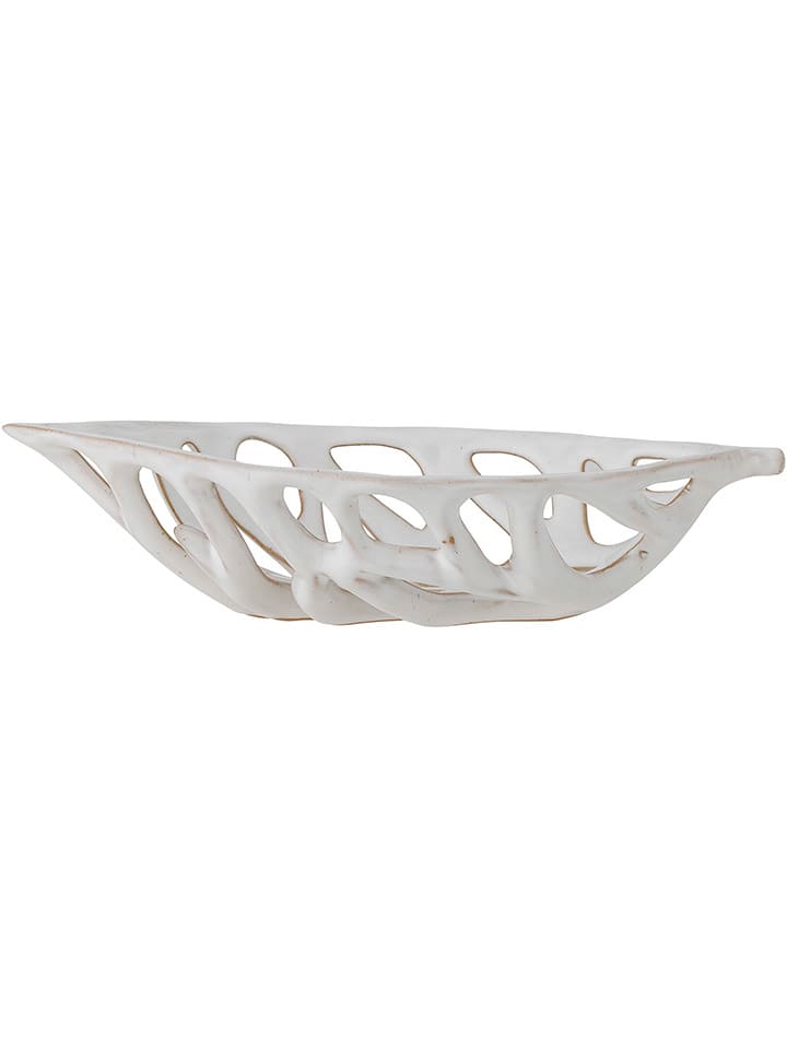 Bloomingville Dekoschale ''Foligno'' in Weiß - (B)27 x (H)6 x (T)14 cm günstig kaufen onesize