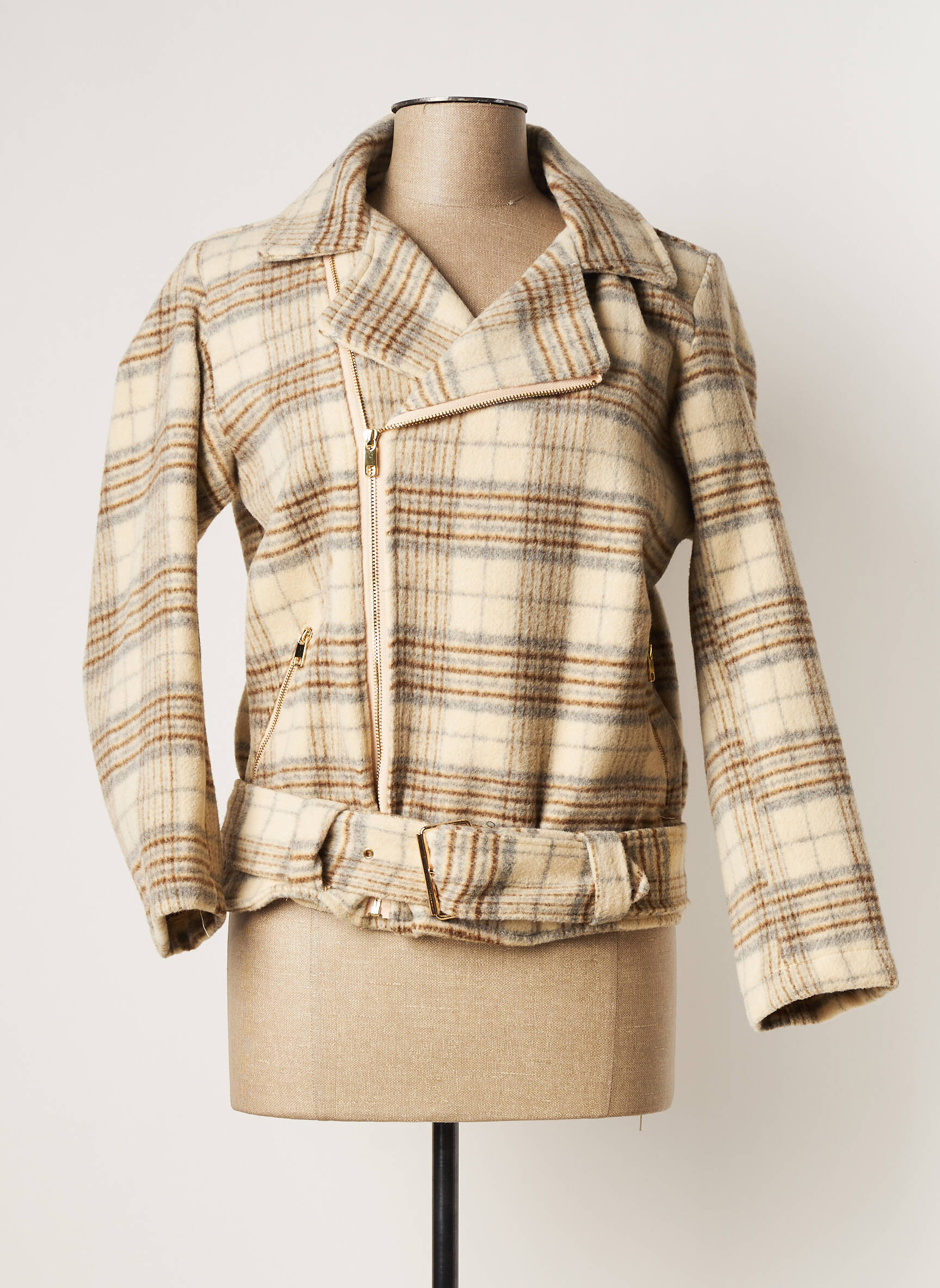 Cherry Paris Manteaux Courts Femme couleur beige